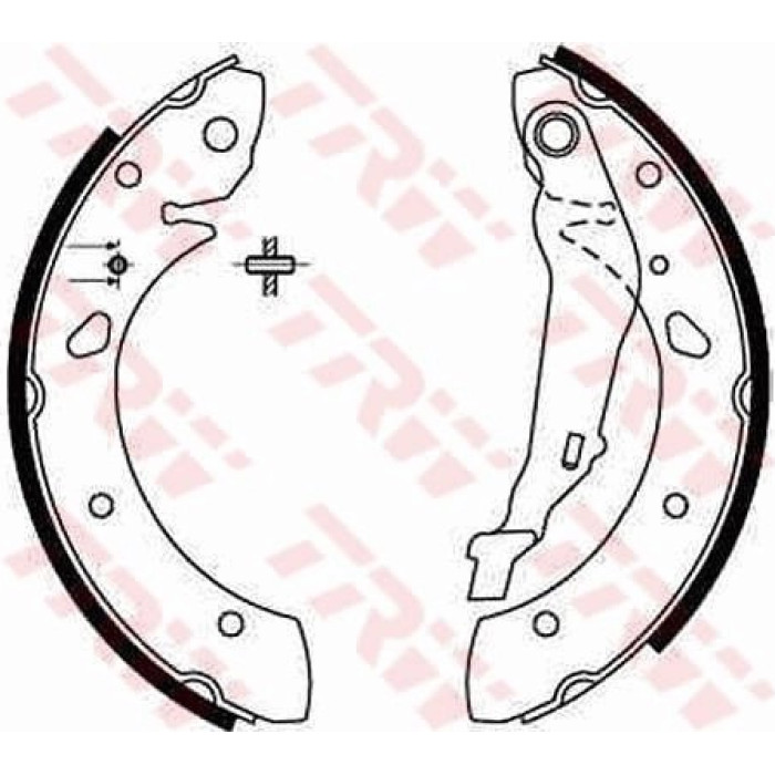 TRW GS8632 Bremsbackensatz TRW GS8632 Bremsbackensatz