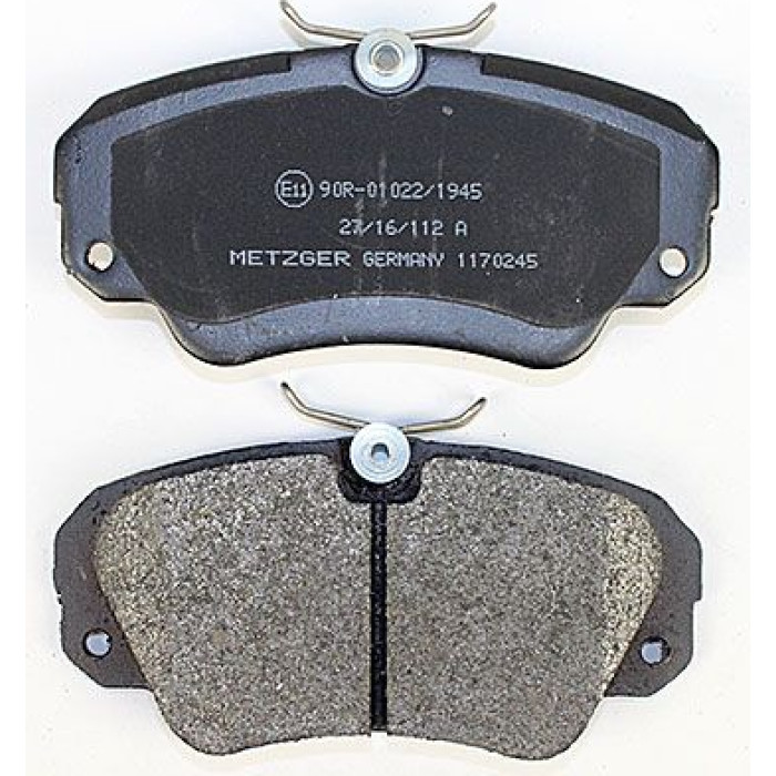 Metzger 1170245 Bremsbelagsatz, Scheibenbremse Metzger 1170245 Bremsbelagsatz, Scheibenbremse