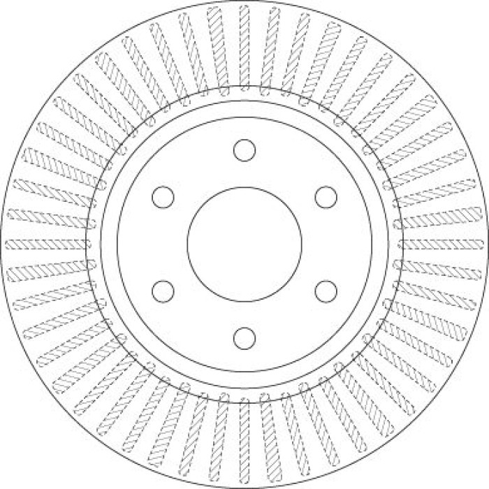 TRW DF6416 Bremsscheibe TRW DF6416 Bremsscheibe