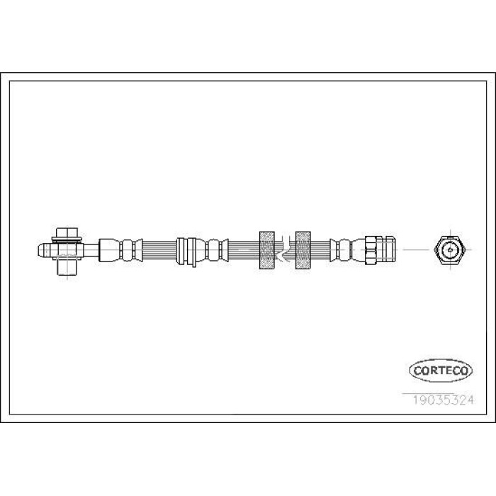 Corteco 19035324 Bremsschlauch