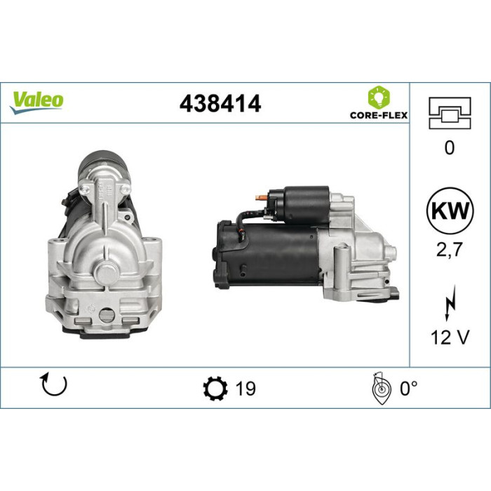 Valeo 438414 Starter CORE-FLEX Valeo 438414 Starter CORE-FLEX