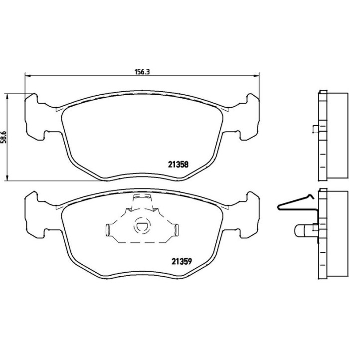 Brembo P 24 069 Bremsbelagsatz, Scheibenbremse PRIME LINE Brembo P 24 069 Bremsbelagsatz, Scheibenbremse PRIME LINE