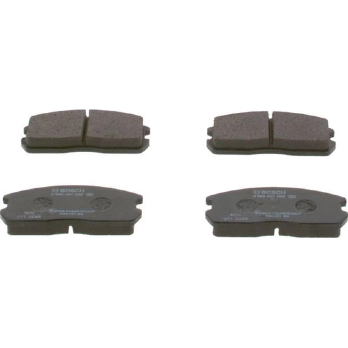 BOSCH 0 986 491 260 Bremsbelagsatz, Scheibenbremse BOSCH 0 986 491 260 Bremsbelagsatz, Scheibenbremse