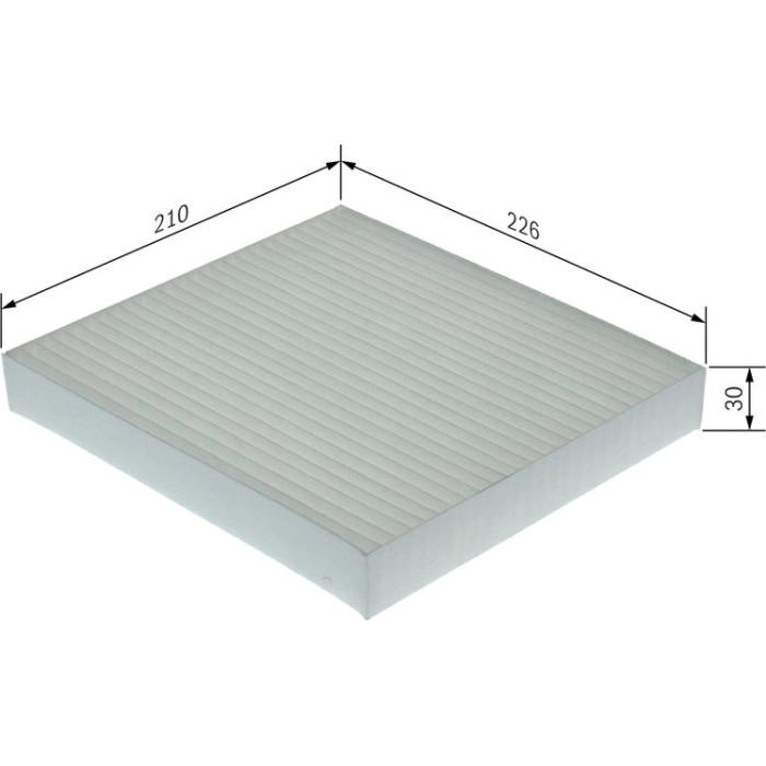 BOSCH 1 987 435 160 Filter, Innenraumluft