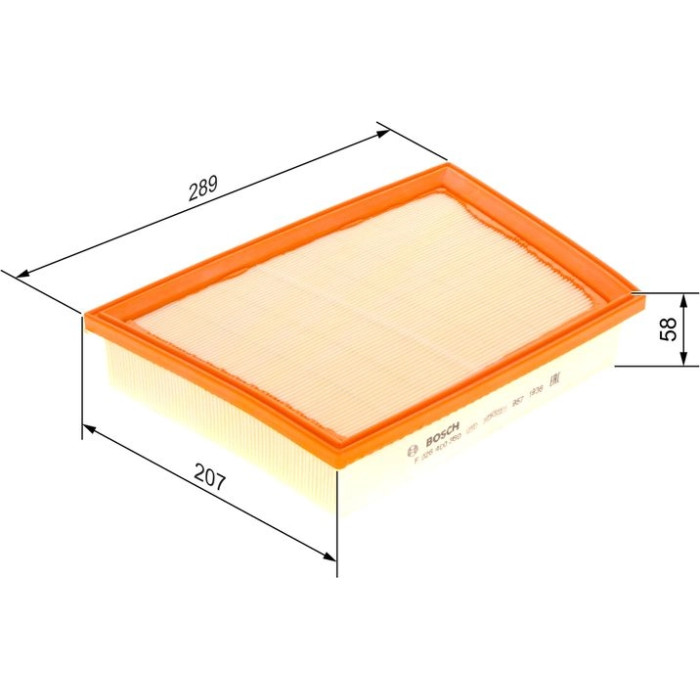 BOSCH F 026 400 360 Luftfilter BOSCH F 026 400 360 Luftfilter