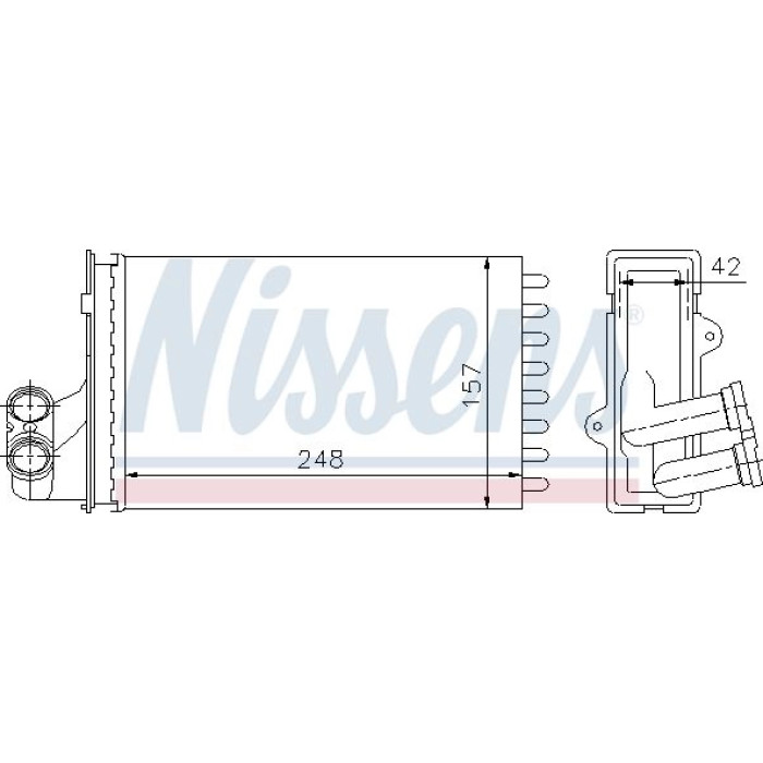 Nissens 72984 Wärmetauscher, Innenraumheizung Nissens 72984 Wärmetauscher, Innenraumheizung