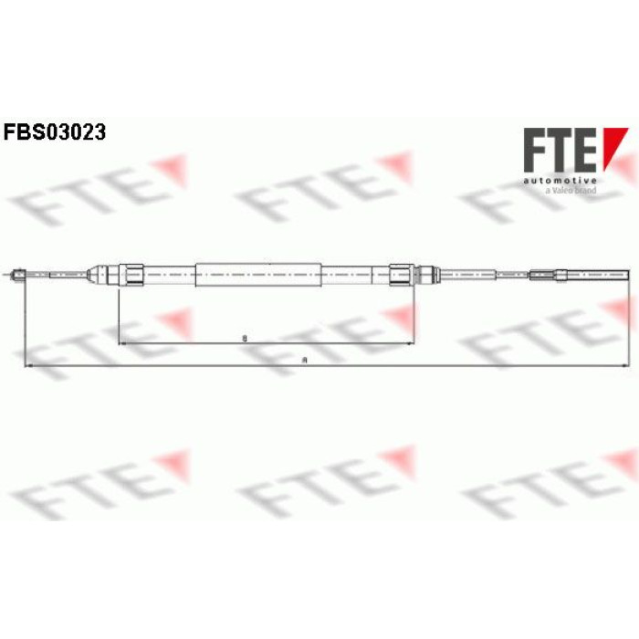 FTE 9250112 Seilzug, Feststellbremse FTE 9250112 Seilzug, Feststellbremse