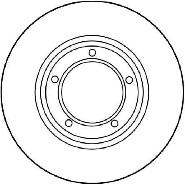 TRW DF1833 Bremsscheibe TRW DF1833 Bremsscheibe