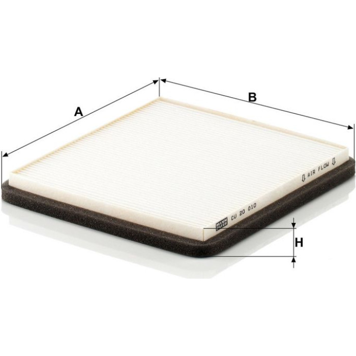MANN-FILTER CU 20 010 Innenraumfilter, Partikelfilter MANN-FILTER CU 20 010 Innenraumfilter, Partikelfilter