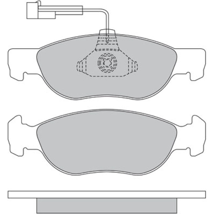 Metzger 1170338 Bremsbelagsatz, Scheibenbremse Metzger 1170338 Bremsbelagsatz, Scheibenbremse