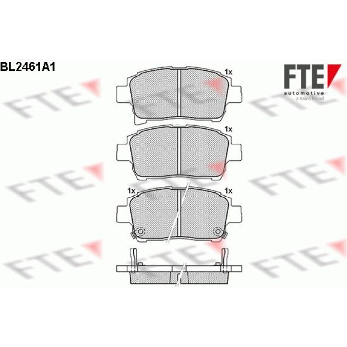 FTE 9010747 Bremsbelagsatz, Scheibenbremse FTE 9010747 Bremsbelagsatz, Scheibenbremse