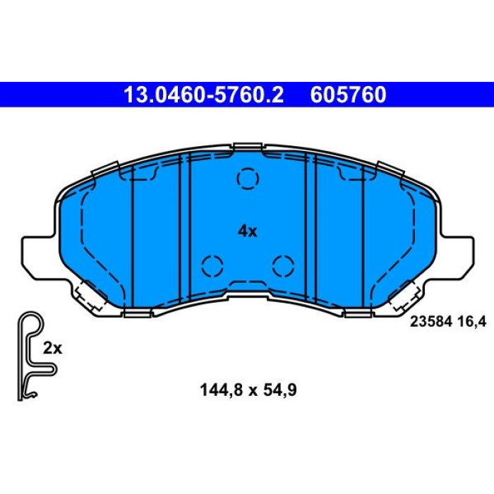 Bremsensatz, Scheibenbremse