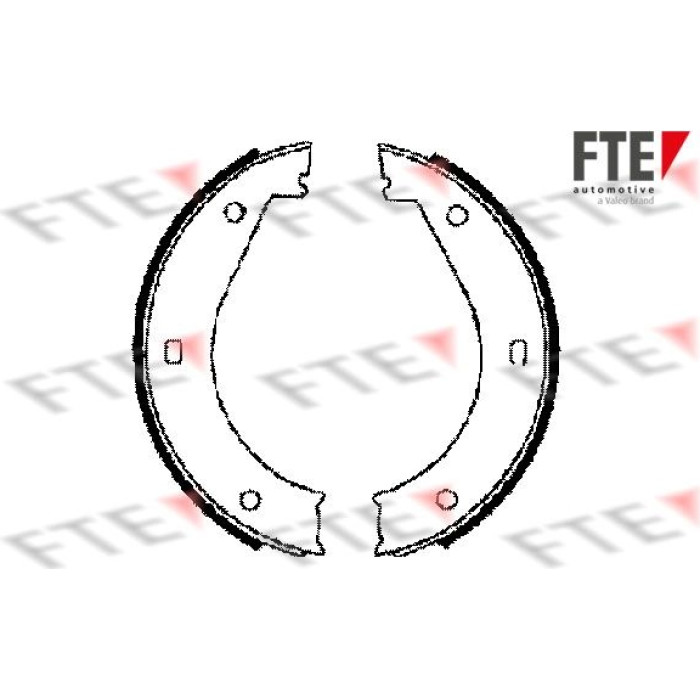 FTE 9100009 Bremsbackensatz, Feststellbremse FTE 9100009 Bremsbackensatz, Feststellbremse