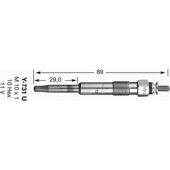 NGK 6281 Glühkerze NGK 6281 Glühkerze
