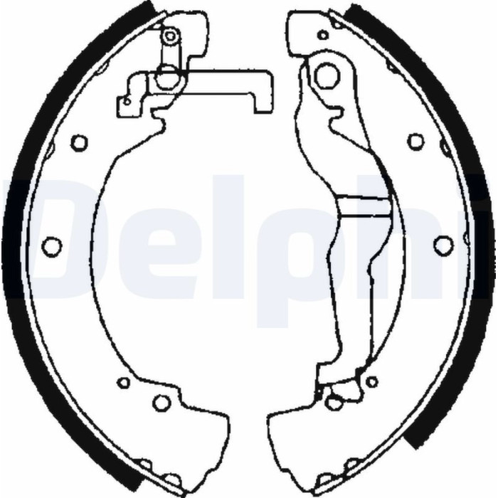Delphi LS1656 Bremsbackensatz Delphi LS1656 Bremsbackensatz
