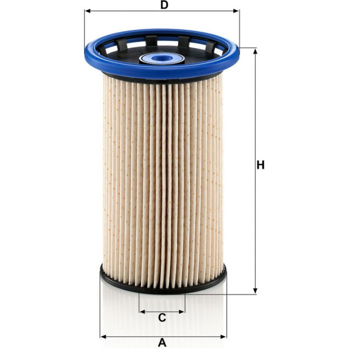 Mann-Filter PU 8008 Kraftstofffilter Mann-Filter PU 8008 Kraftstofffilter