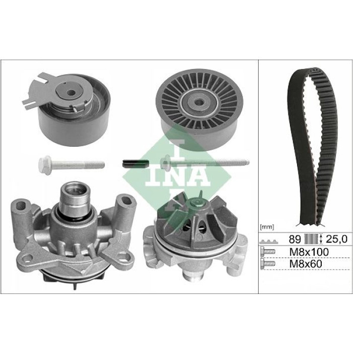 INA 530 0198 30 Wasserpumpe + Zahnriemensatz INA 530 0198 30 Wasserpumpe + Zahnriemensatz
