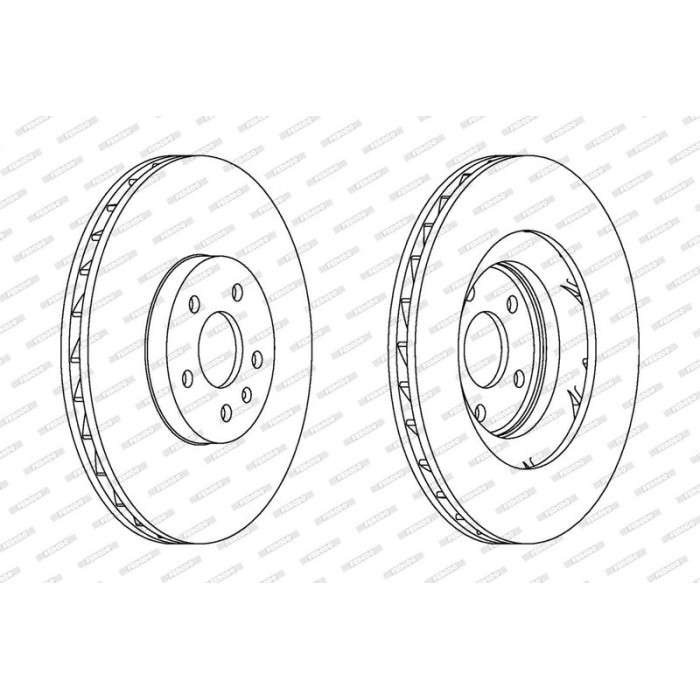 Ferodo DDF1665C-1 Bremsscheibe PREMIER Ferodo DDF1665C-1 Bremsscheibe PREMIER