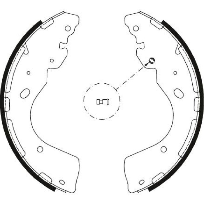 TRW GS8797 Bremsbackensatz TRW GS8797 Bremsbackensatz