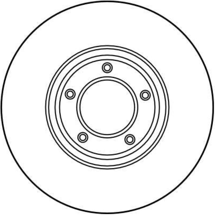 TRW DF1645 Bremsscheibe