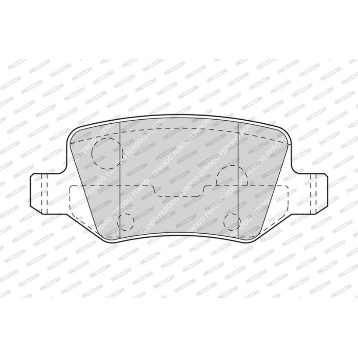 Ferodo FDB1782 Bremsbelagsatz, Scheibenbremse PREMIER ECO FRICTION Ferodo FDB1782 Bremsbelagsatz, Scheibenbremse PREMIER ECO FRICTION
