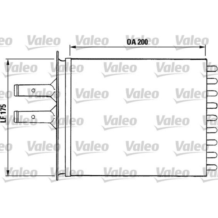 Valeo 812081 Wärmetauscher, Innenraumheizung Valeo 812081 Wärmetauscher, Innenraumheizung