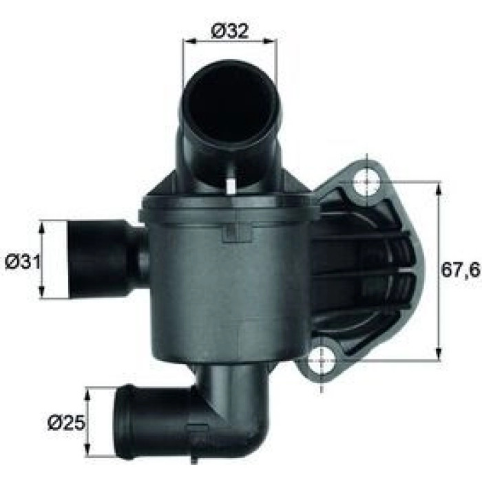 Mahle TI 35 87 Thermostat, Kühlmittel BEHR