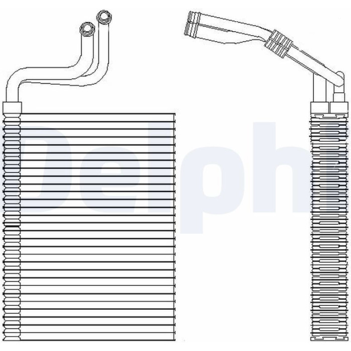 Delphi TSP0525197 Verdampfer, Klimaanlage Delphi TSP0525197 Verdampfer, Klimaanlage