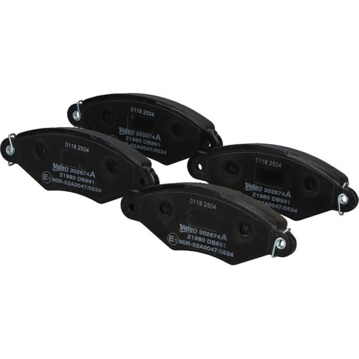 Valeo 302674A Bremsbelagsatz, Scheibenbremse EXPERT Valeo 302674A Bremsbelagsatz, Scheibenbremse EXPERT