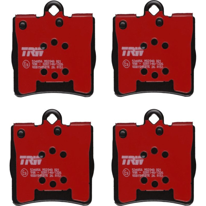 TRW GDB1545DTE Bremsbelagsatz, Scheibenbremse DTEC COTEC TRW GDB1545DTE Bremsbelagsatz, Scheibenbremse DTEC COTEC
