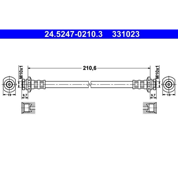 ATE 24.5247-0210.3 Bremsschlauch