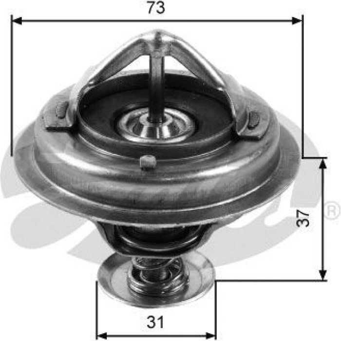 Gates TH24588G1 Thermostat, Kühlmittel