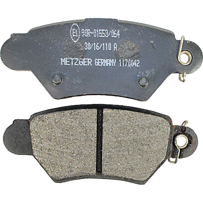 Metzger 1170042 Bremsbelagsatz, Scheibenbremse