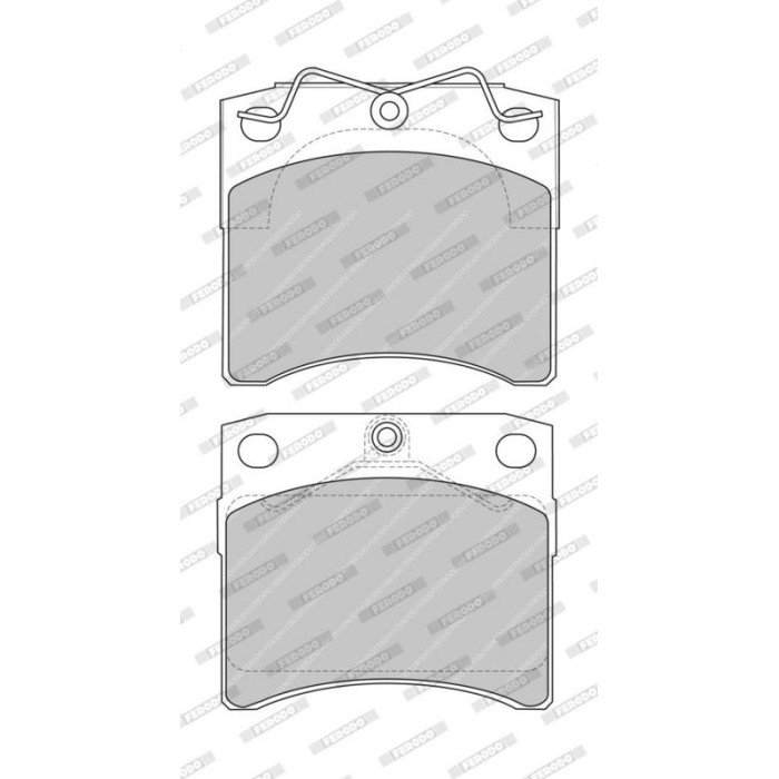 Ferodo FVR1131 Bremsbelagsatz, Scheibenbremse PREMIER ECO FRICTION Ferodo FVR1131 Bremsbelagsatz, Scheibenbremse PREMIER ECO FRICTION