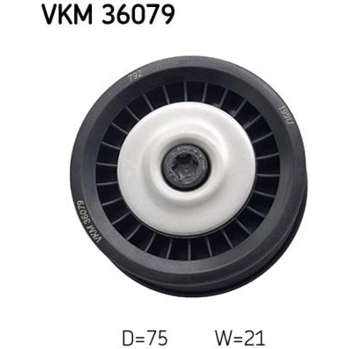 SKF VKM 36079 Umlenkrolle/Führungsrolle, Keilrippenriemen