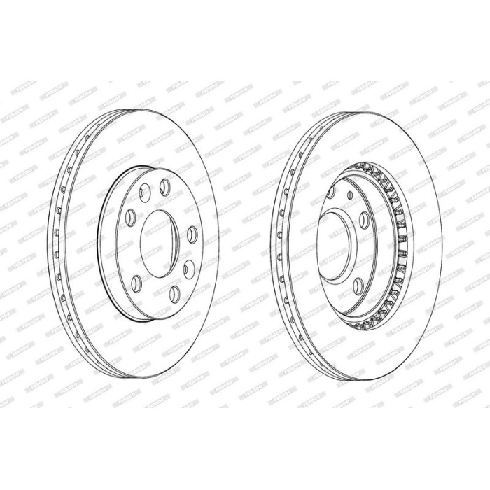Ferodo DDF2078C Bremsscheibe PREMIER