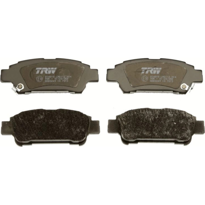 TRW GDB3249 Bremsbelagsatz, Scheibenbremse COTEC TRW GDB3249 Bremsbelagsatz, Scheibenbremse COTEC