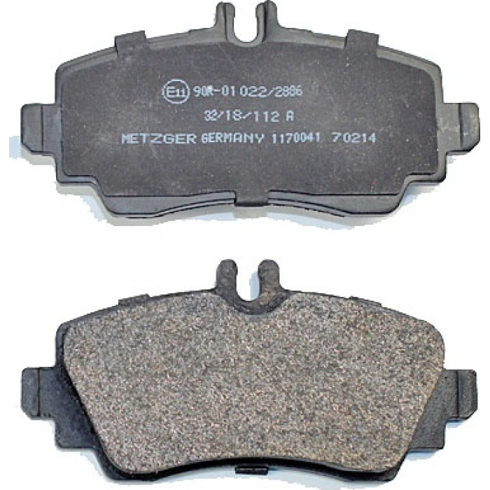 Metzger 1170041 Bremsbelagsatz, Scheibenbremse Metzger 1170041 Bremsbelagsatz, Scheibenbremse