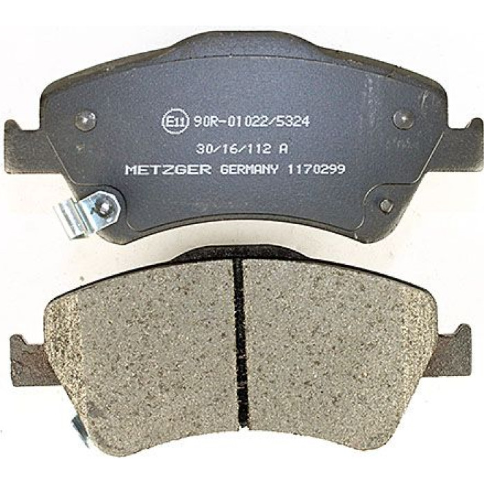 Metzger 1170299 Bremsbelagsatz, Scheibenbremse