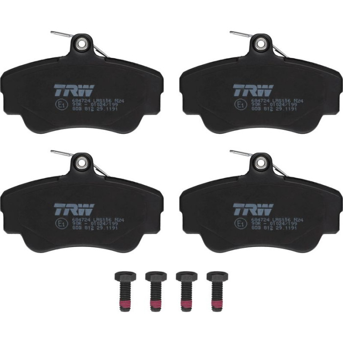 TRW GDB812 Bremsbelagsatz, Scheibenbremse TRW GDB812 Bremsbelagsatz, Scheibenbremse