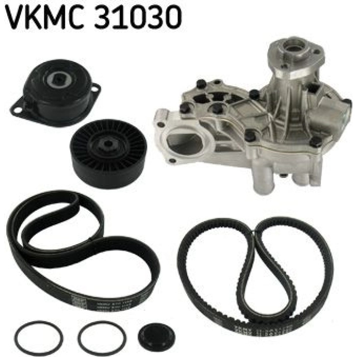 SKF VKMC 31030 Wasserpumpe + Keilrippenriemensatz SKF VKMC 31030 Wasserpumpe + Keilrippenriemensatz