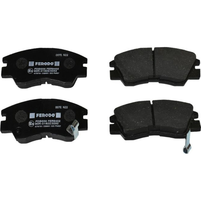 Ferodo FDB556 Bremsbelagsatz, Scheibenbremse PREMIER ECO FRICTION