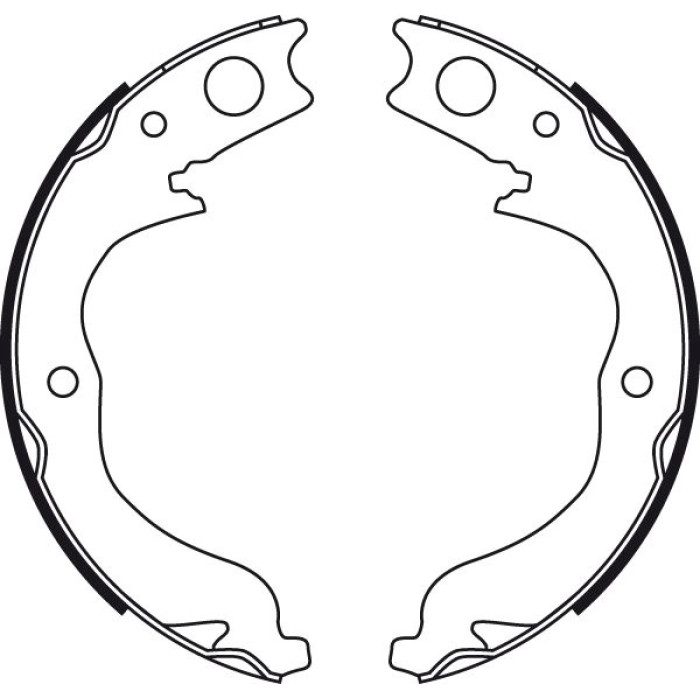 TRW GS8753 Bremsbackensatz, Feststellbremse TRW GS8753 Bremsbackensatz, Feststellbremse