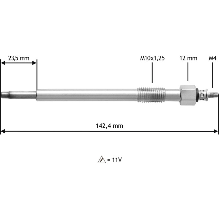 Valeo 345187 Glühkerze Valeo 345187 Glühkerze