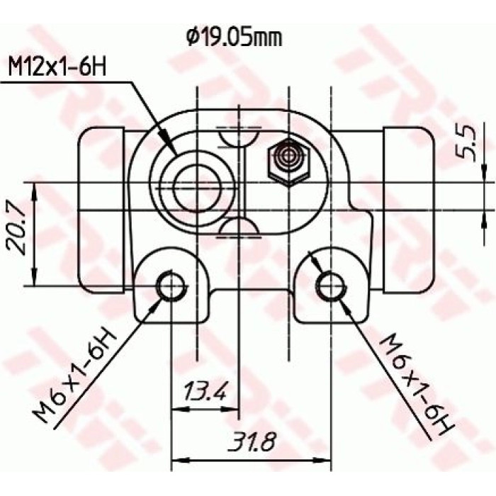 TRW BWD307T Radbremszylinder TRW BWD307T Radbremszylinder
