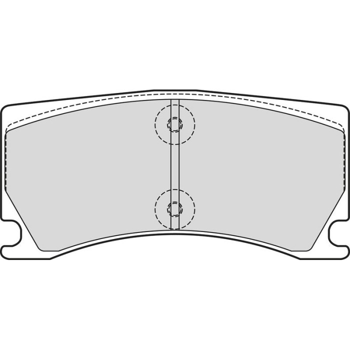Valeo 601660 Bremsbelagsatz, Scheibenbremse