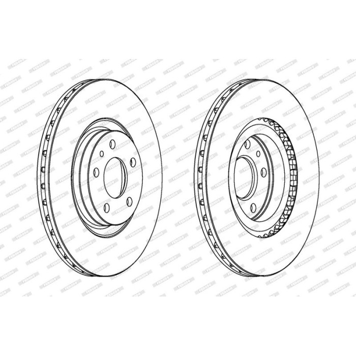 Ferodo DDF797 Bremsscheibe PREMIER Ferodo DDF797 Bremsscheibe PREMIER