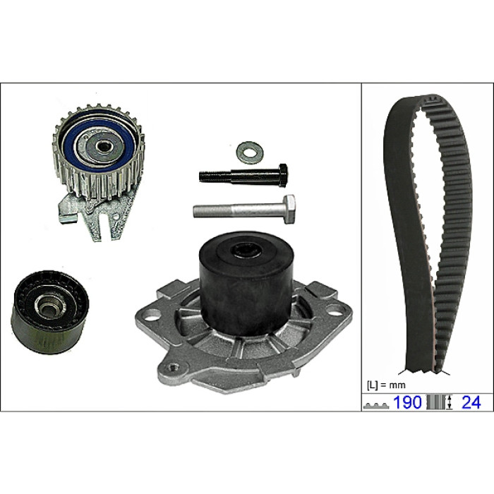 INA 530 0622 30 Wasserpumpe + Zahnriemensatz INA 530 0622 30 Wasserpumpe + Zahnriemensatz