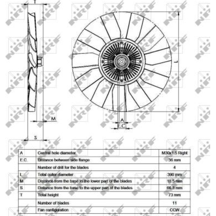 NRF 49563 Kupplung, Kühlerlüfter FULL KIT NRF 49563 Kupplung, Kühlerlüfter FULL KIT