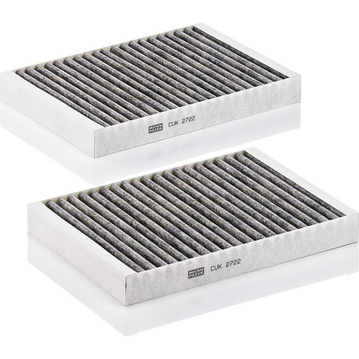 MANN-FILTER CUK 2722-2 Innenraumfilter, Aktivkohlefilter MANN-FILTER CUK 2722-2 Innenraumfilter, Aktivkohlefilter